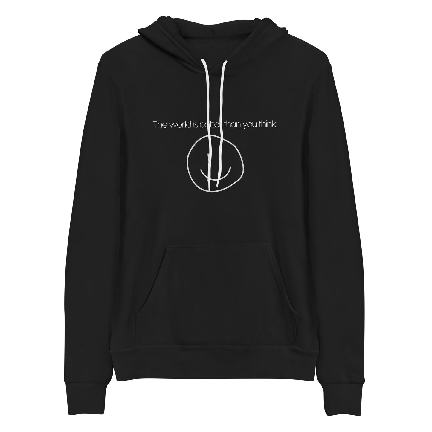 Unisex Wholesome "The World is Better" Sweater (Dark)