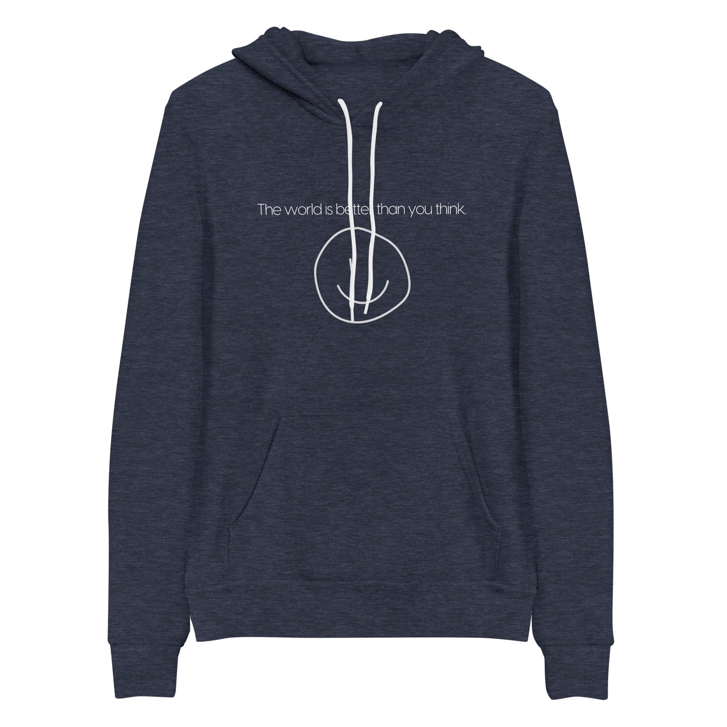 Unisex Wholesome "The World is Better" Sweater (Dark)