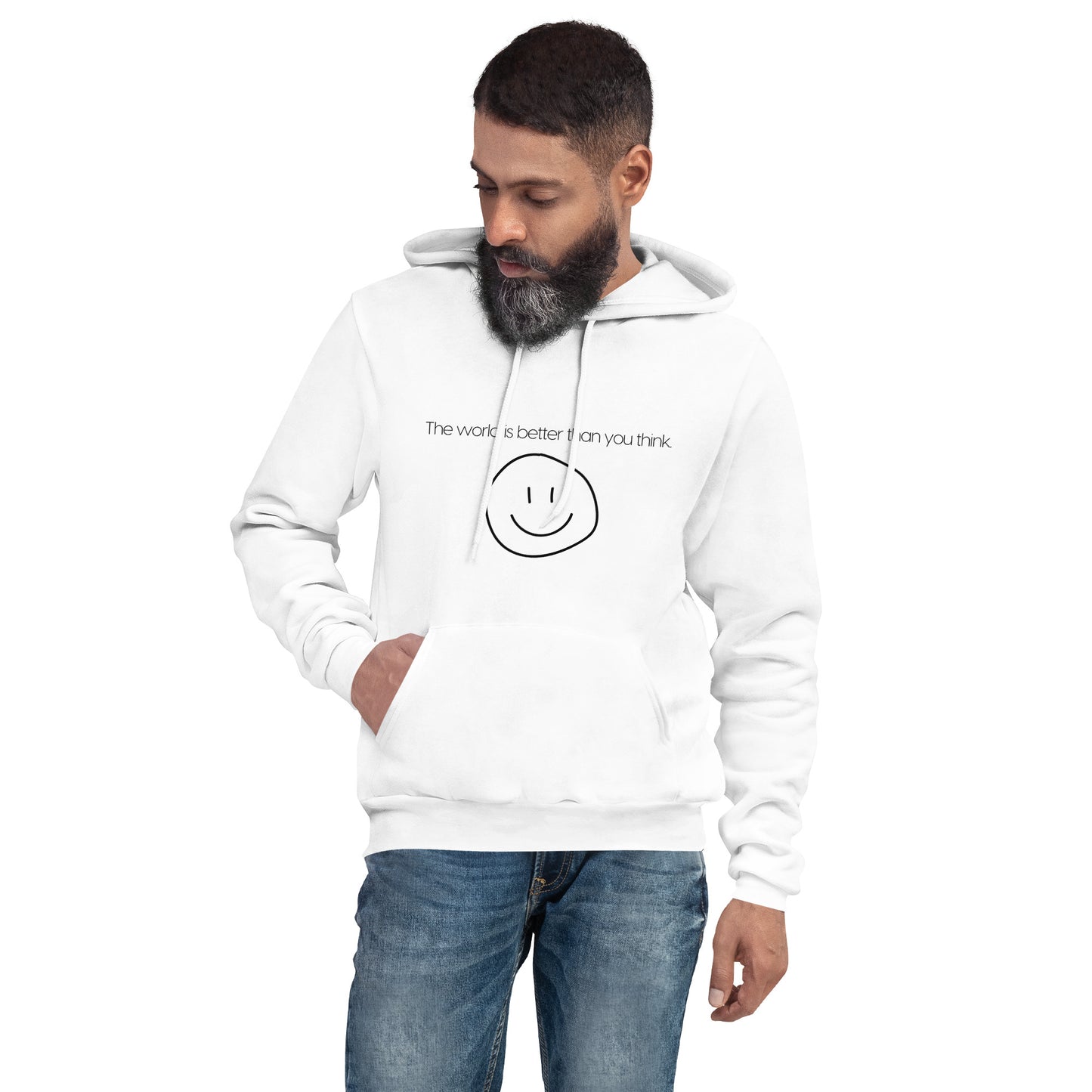 Unisex Wholesome "The World is Better" Hoodie (Light)