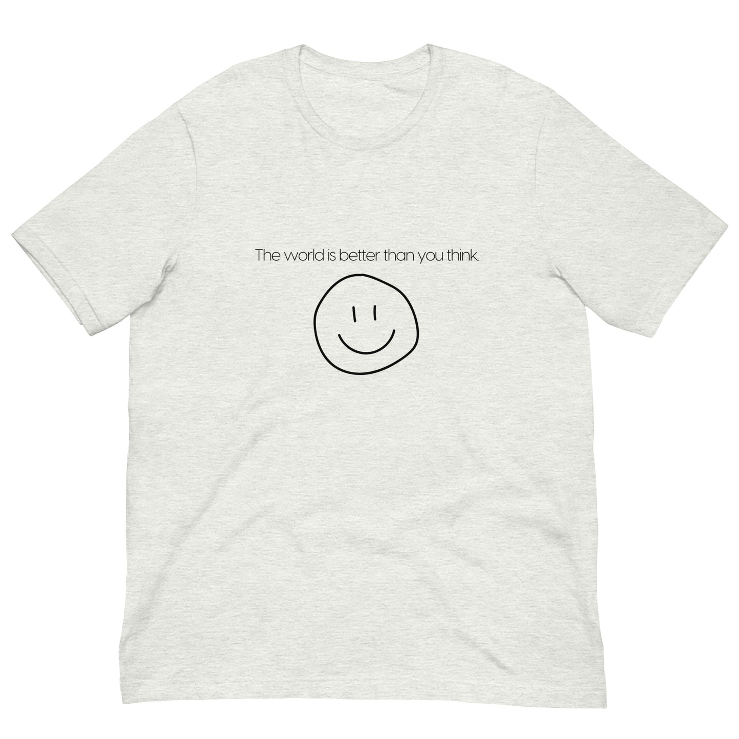 Unisex Wholesome "Better World" T-shirt (Light)