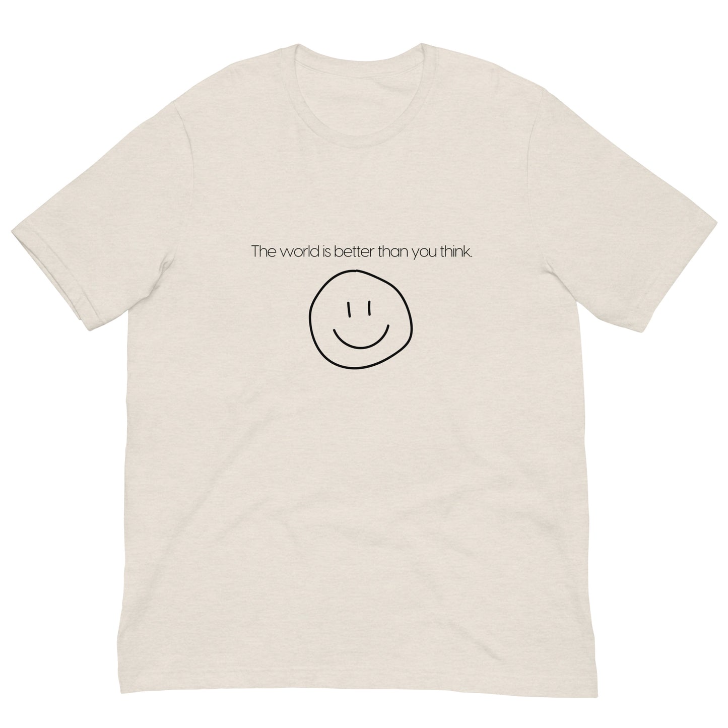 Unisex Wholesome "Better World" T-shirt (Light)