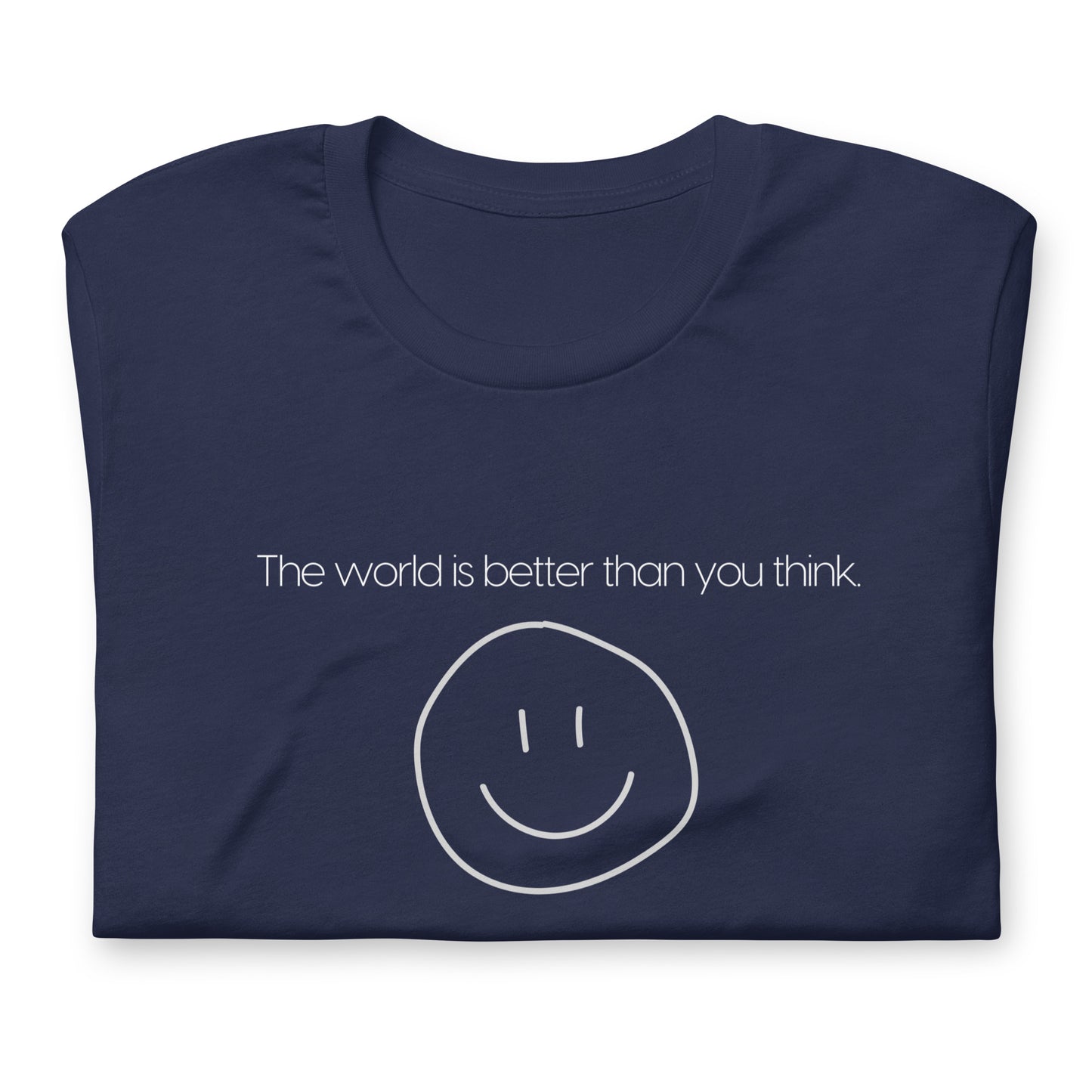 Unisex Wholesome "The World is Better" T-shirt (Dark)