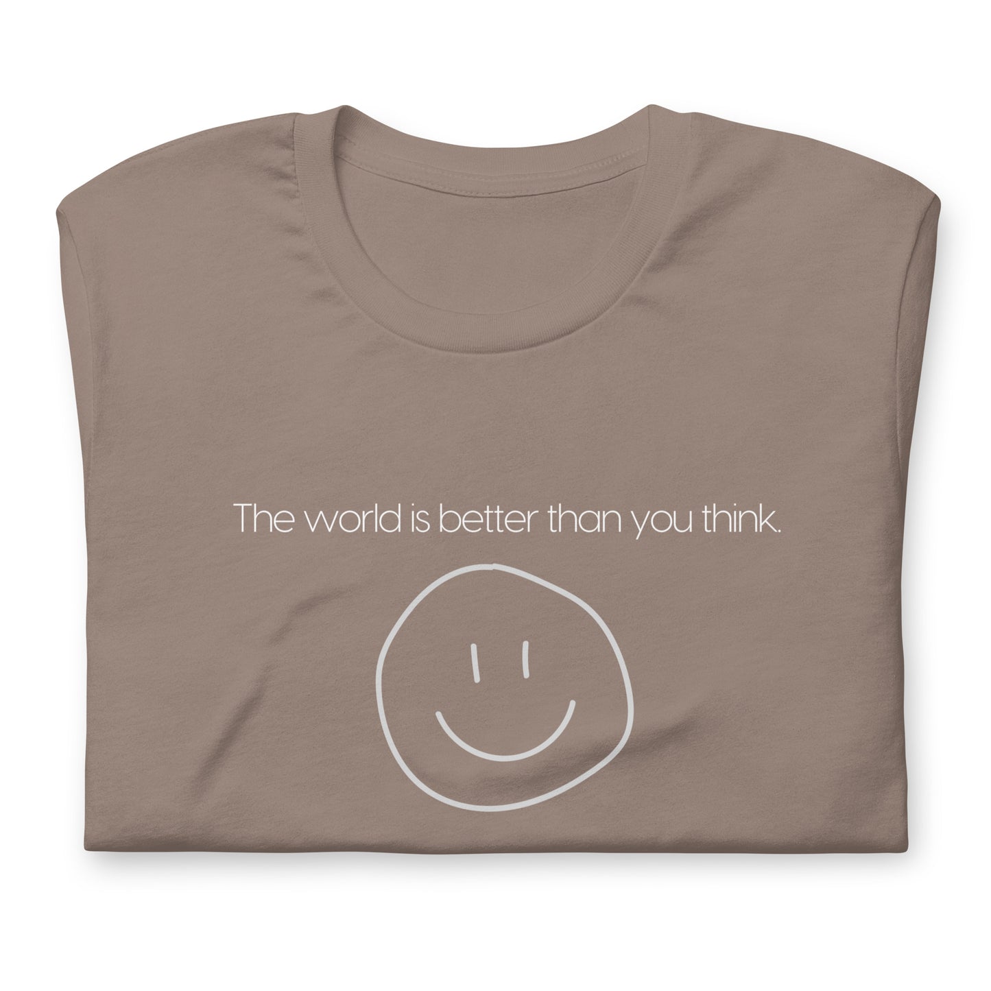 Unisex Wholesome "The World is Better" T-shirt (Dark)